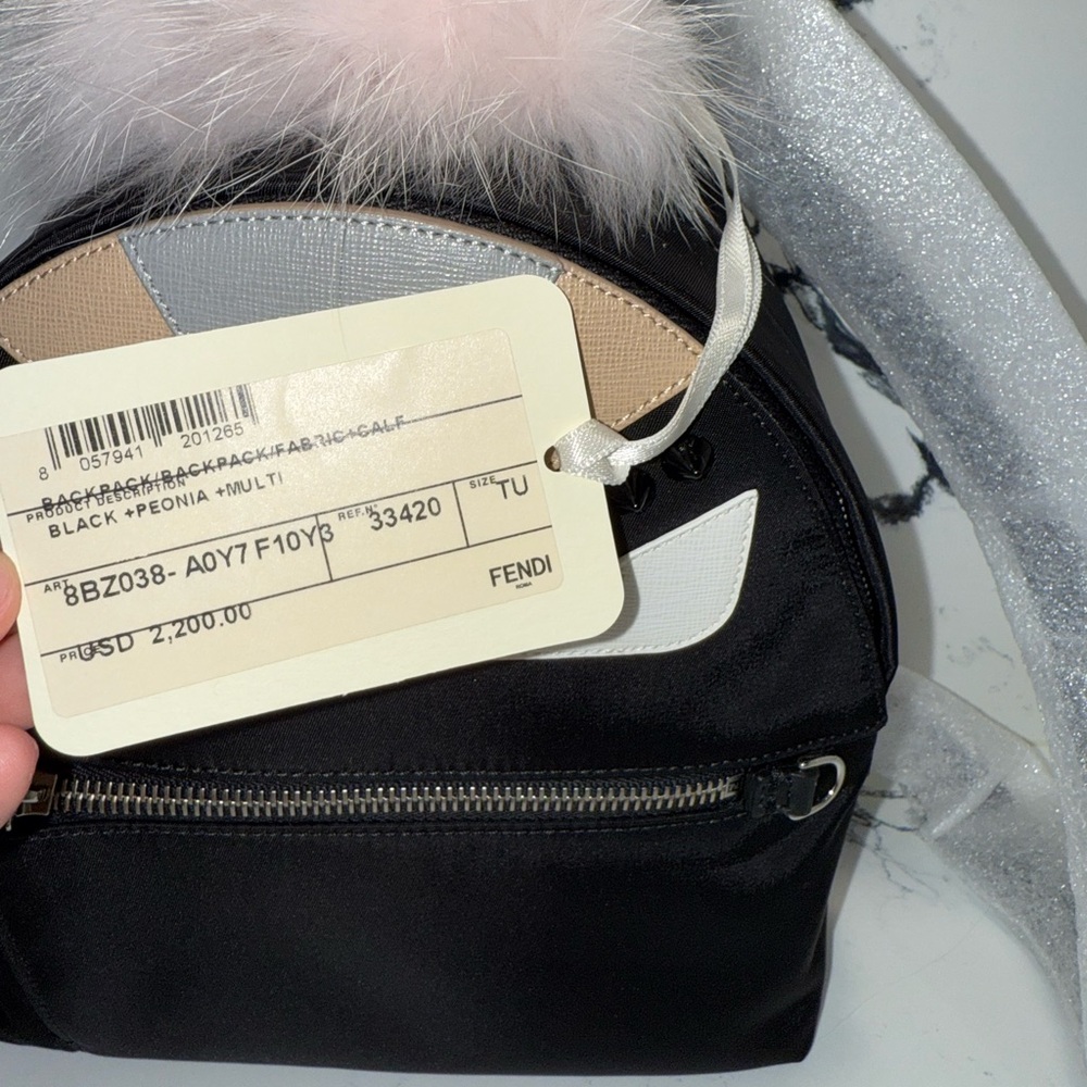 Fendi Monster Nylon Mini Backpack - Picture 7 of 12
